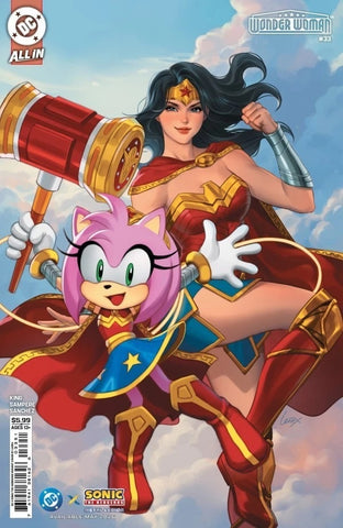 Wonder Woman #33 - DC Comics - 2026 - Cover E Leirix Li DC X Sonic
