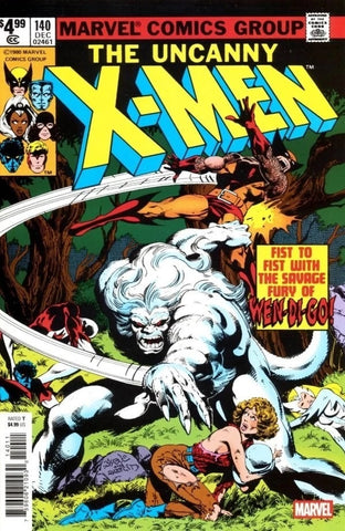 Uncanny X-Men #140 - Marvel Comics - 2025 - Facsimile