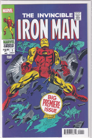 Invincible Iron Man #1 - Marvel Comics - 2023 - Facsimile