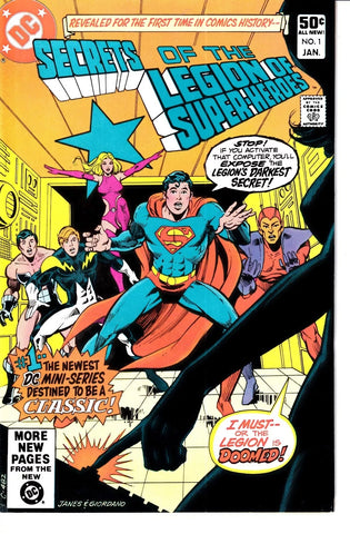 Secrets Of The Legion Of Super-Heroes #1 - DC Comics  - 1981