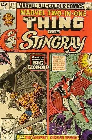 Marvel Two-in-One #64 - Marvel Comics - 1980 - Pence Copy