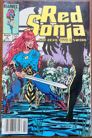 Red Sonja #6 - Marvel Comics - 1985 - Newsstand