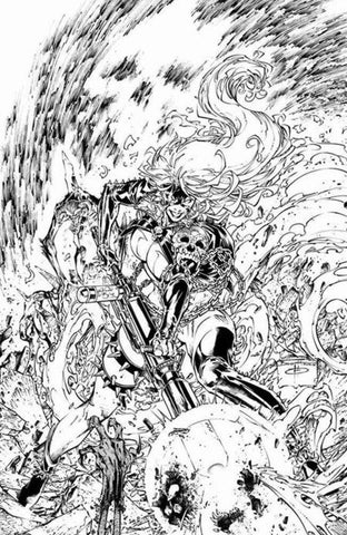 She Spawn #1 - Image Comics - 2026 - Cover E Booth Black & White Variant