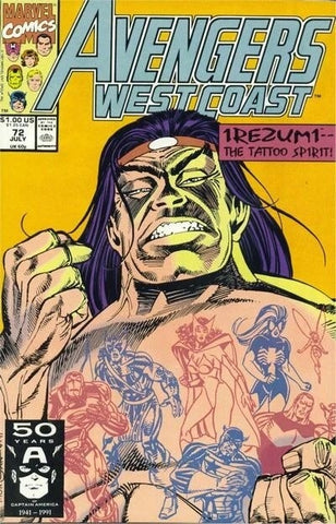 Avengers West Coast #72 - Marvel Comics - 1991