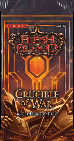 Flesh and Blood SEALED Booster Pack ~ Crucible of War Unlimited