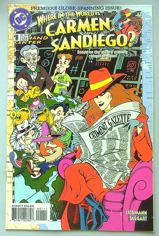 Where in the World is Carmen Sandiego? #1 - DC Comics - 1996