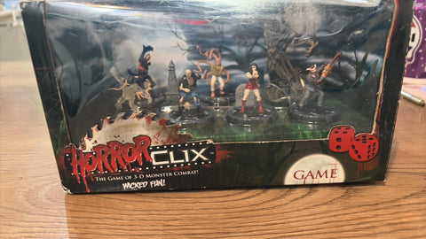 HorrorClix Starter Set 3D Monster Combat Game Halloween