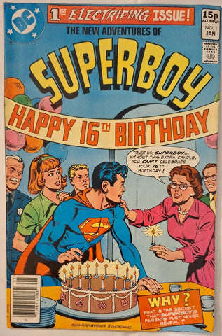 New Adventures of Superboy #1 - DC Comics - 1980 - Pence Copy