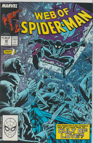 Web Of Spider-Man #40 - Marvel Comics - 1988