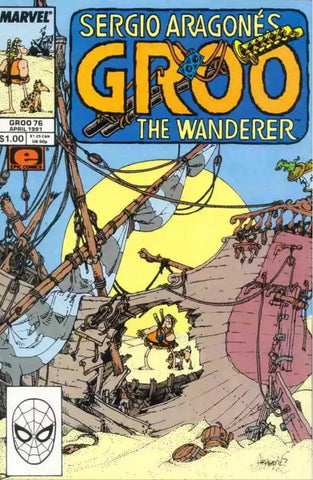 Sergio Aragones Groo The Wanderer #76 - Marvel Comics - 1991