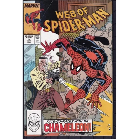 Web of Spider-Man #54 - Marvel Comics - 1989