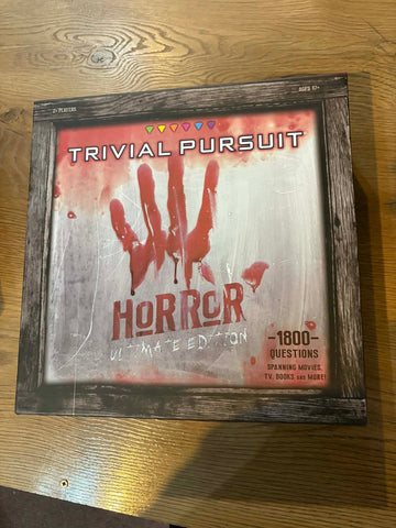 Trivial Pursuit Horror Ultimate Edition Trivia Board Game 2020 Hasbro Complete