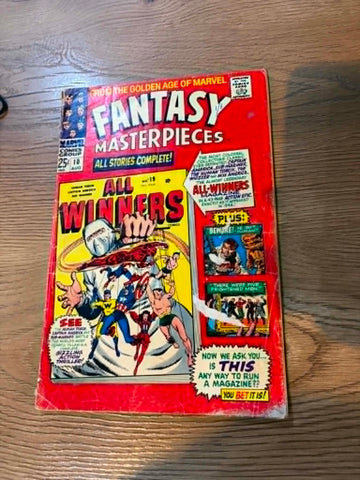 Fantasy Masterpieces #10 - Marvel Comics - 1967