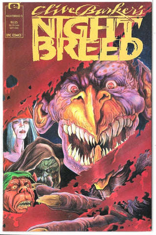 Clive Barker's Night Breed #5 - Epic Comics - 1990