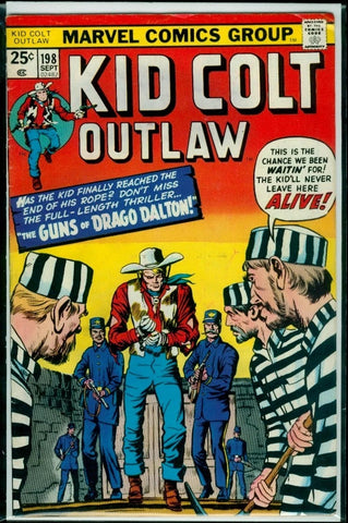 Kid Colt Outlaw #198 - Marvel Comics - 1975