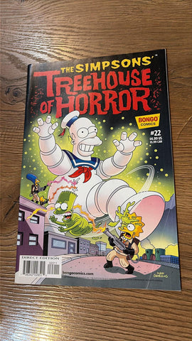 Simpsons Treehouse of Horror #22 - Bongo Comics - 2016 - Ghostbusters spoof