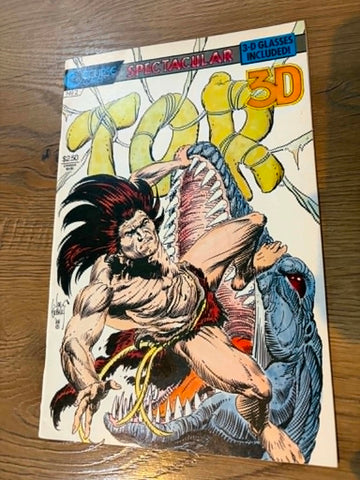 Tor 3-D #2 - Eclipse Comics - 1986 - With Glasses