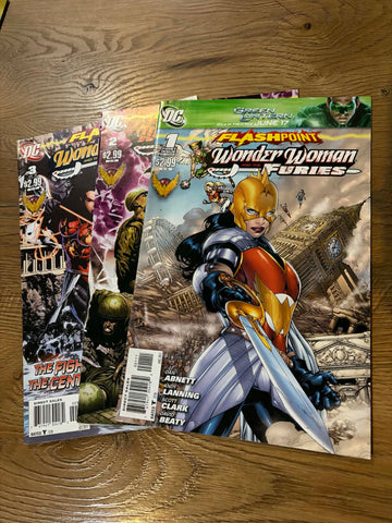 Flashpoint Wonder Woman and the Furies #1-3 - DC Comics - 2011 - Set