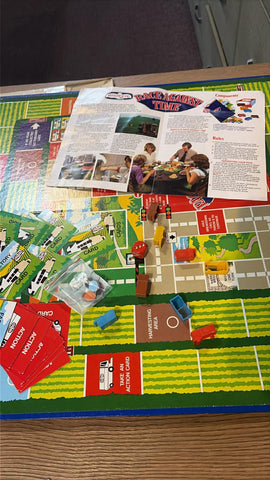 Race Against Time Rare Vintage Boardgame About Farming By Birdseye