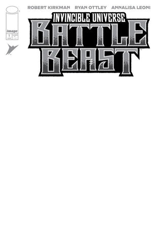 Invincible Universe Battle Beast #1 - Image Comics - 2025 - Blank