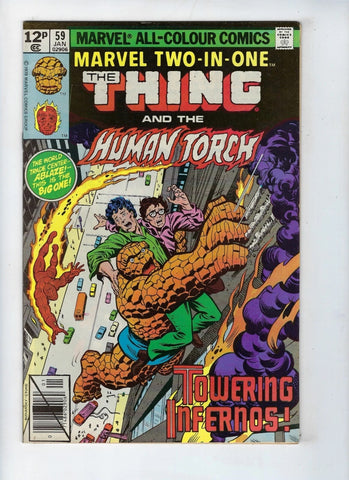 Marvel Two-in-One #59 - Marvel Comics - 1980