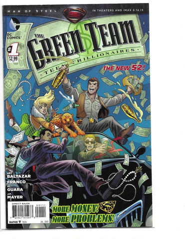 The Green Team : Teen Trillionaires #1 and ~2 - DC Comics - 2013  - New 52