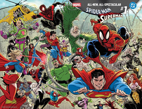 Marvel/DC: Spider-Man/Superman #1 - Marvel/DC Comics - 2026 -  Andrews Variant Wraparound