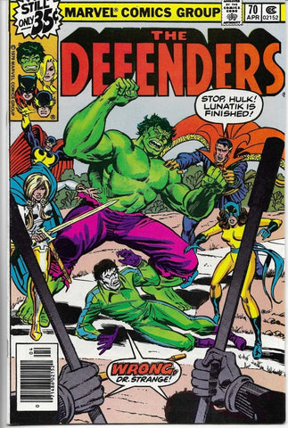 The Defenders #70 - Marvel Comics - 1979 - Newsstand