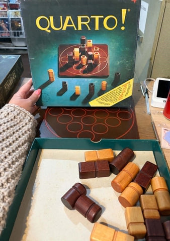 Quarto! Board Game Wooden 3D Pieces