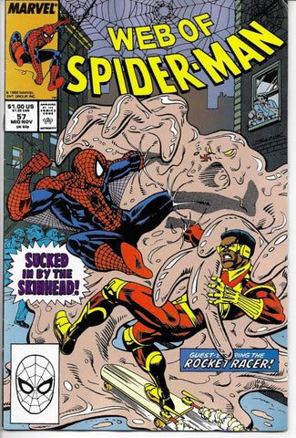 Web of Spider-Man #57 - Marvel Comics - 1989