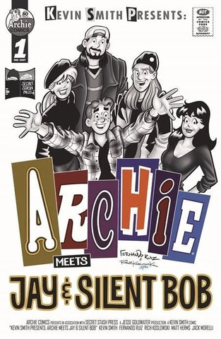 Archie Meets Jay & Silent Bob #1 - Archie Comics - 2025 - B&W Clerks Homage