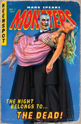 Mark Spears Monsters #1 - Keenspot - 2024 - Horror of Dracula Cover