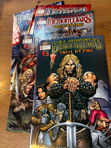 R.A Salvatore's DemonWars #1-5 (SET) - CG Entertainment - 2003