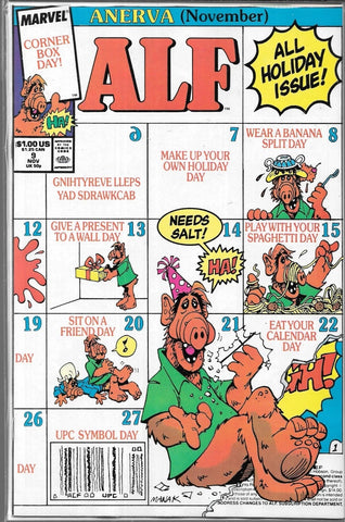 ALF #9 - Marvel Comics - 1988