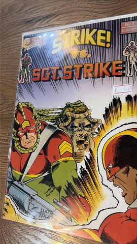 Strike vs Sgt Strike #1 - Eclipse Comics - 1987 (Ref. Box A2)