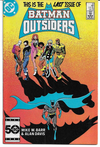 Batman and the Outsiders #32 - DC Comics - 1986