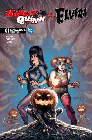 Harley Quinn X Elvira #1 - DC Comics - 2025 - Linsner Variant