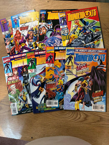 Thunderbolts #6-13 - Marvel Comics - 1997 - RUN