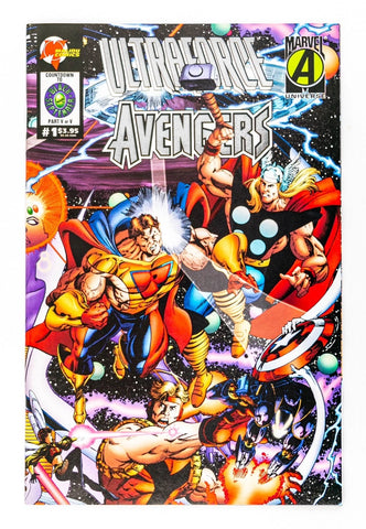 Ultraforce Avengers #1 - Malibu/Marvel - 1995 - Silver Foil Wraparound Cover!