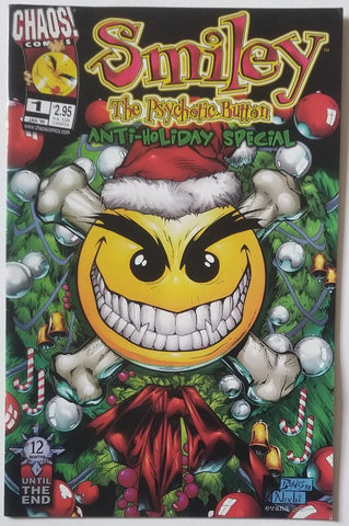 Smiley the Psychotic Button Anti-Holiday Special #1 - Chaos! Comics -1999