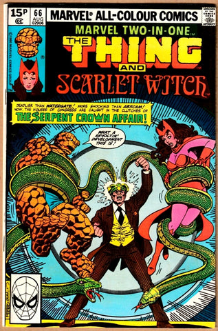 Marvel Two-in-One #66 - Marvel Comics - 1980 - Pence Copy
