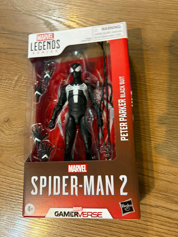 Marvel Legends Spider Man 2 Gamerverse Peter Parker Black Suit