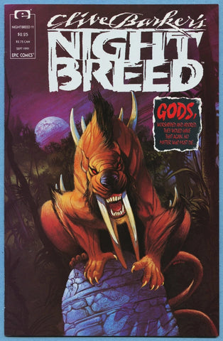 Clive Barker's Night Breed #11 ~ Epic Comics - 1991