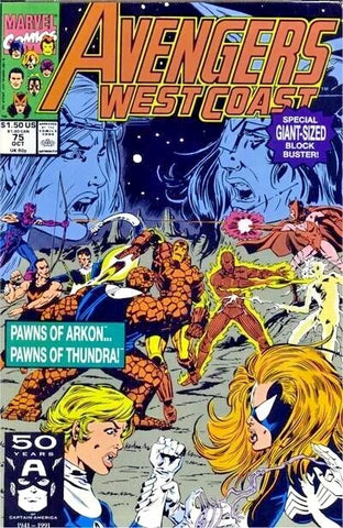 Avengers West Coast #75 - Marvel Comics - 1991