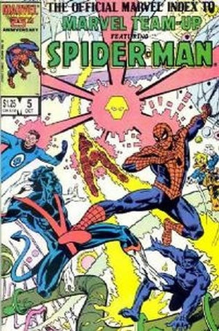 The Official Marvel Index To Marvel Team-Up #5 - Marvel Comics - 1986