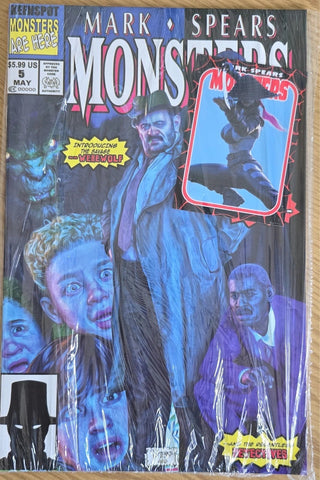 Mark Spears Monsters #5 - Keenspot - 2025 - New Mutant Homage and Card