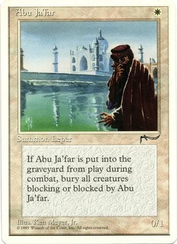 "Abu Ja'far" - Magic The Gathering Card - Chronicles
