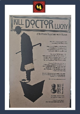"Kill Doctor Lucky" - Cheapass Games - RARE OOP Original Version