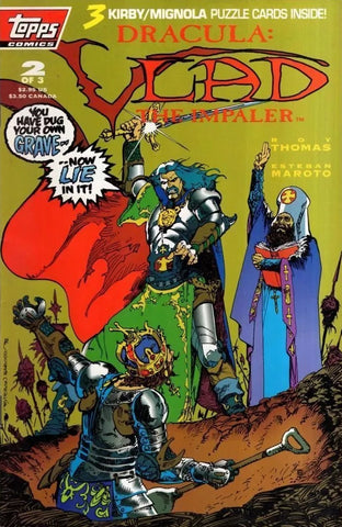 Dracula: Vlad The Impaler #2 - Topps Comics - 1993 - Still Sealed With Card