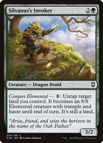 "Silvanus's Invoker" x4 - Magic The Gathering Card - CLB - 4-Card Playset